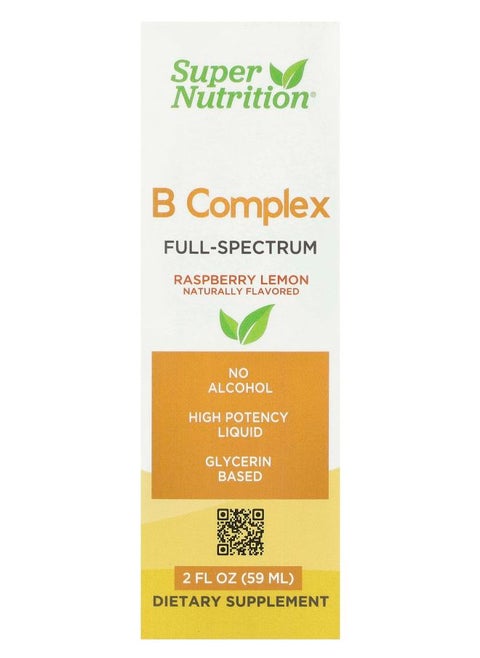 B Complex Full Spectrum Raspberry Lemon 2 fl oz (59 ml)