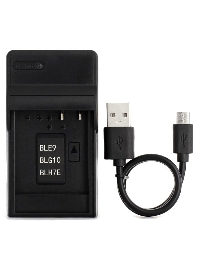 Norifon شاحن USB DMW-BLH7 لكاميرات باناسونيك لوميكس DMC-GF3، DMC-GF5، DMC-GF6، DMC-GM1، DMC-GX7، DMC-LX100، DMC-TZ101، GX7، LX100، وكاميرا DMC-GM5K والمزيد - Image 1