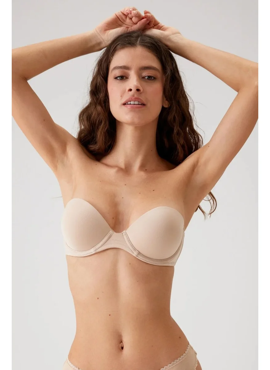 نورتيكس 1590 Women Extra Padded Staples Bra-Skin