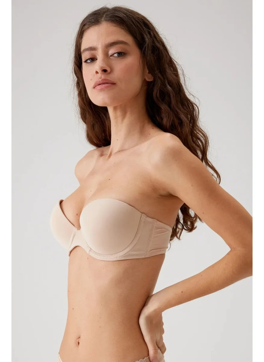 نورتيكس 1590 Women Extra Padded Staples Bra-Skin