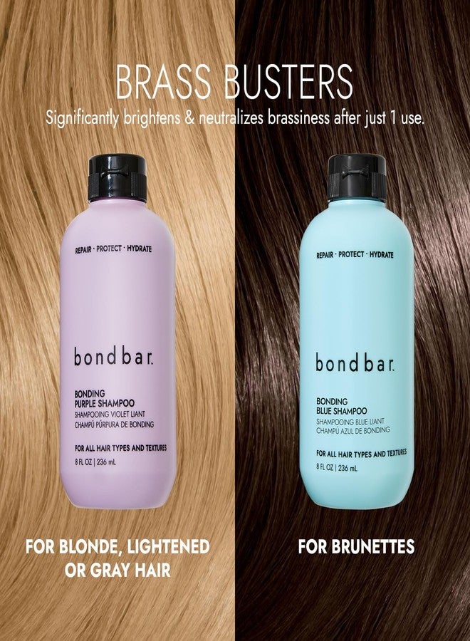 Bondbar Purple Brightening Shampoo for Blonde, Lightened & Gray Hair, Neutralizes Brassiness, Repairs, Protects, Hydrates, Vegan, CrueltyFree, 8 Fl. Oz - Image 5