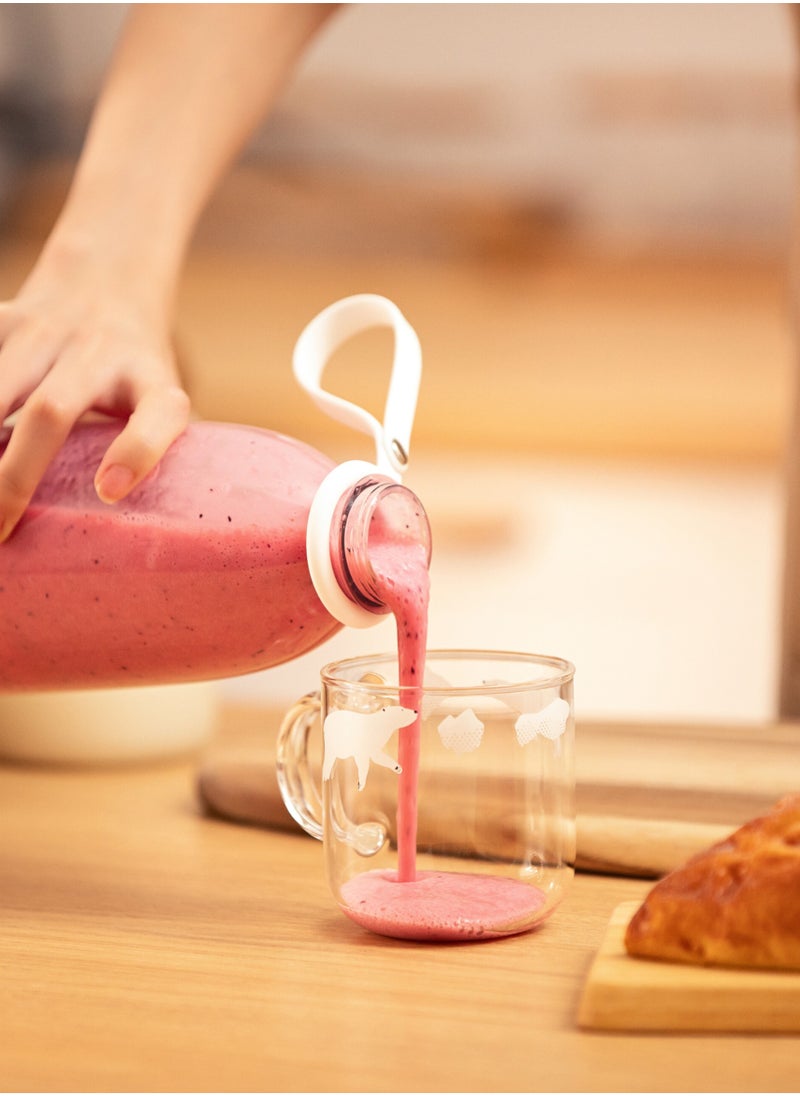 QUTEK FreshBlend smart portable Blender Food-grade durable ABS Material Non-Toxic, Eco-friendly and BPA free 6 powerful and fast blades 2*1200mAh rechargeable battery  - Image 4