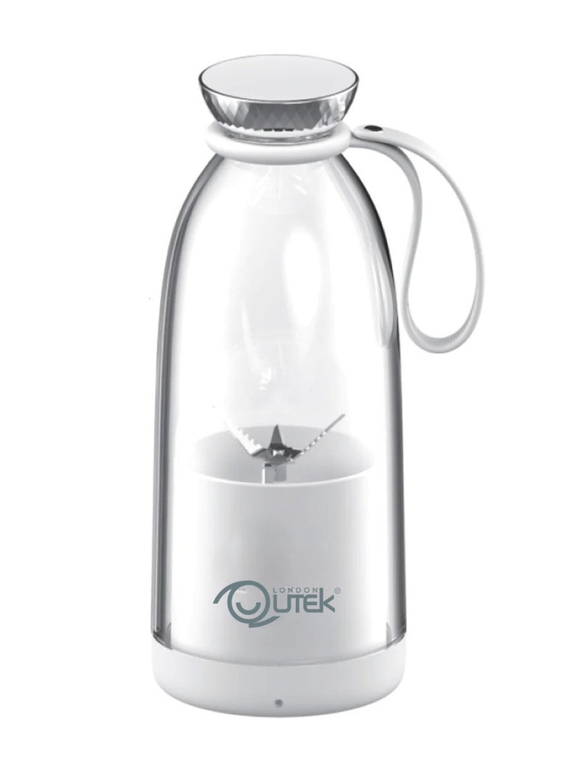 QUTEK Qutek FreshBlend Portable Blender – 500ml Personal Blender with 6 Stainless Steel Blades, Type-C USB Rechargeable, Food-Grade ABS – Smoothie Maker for Shakes, Juices & Protein Drinks  - Image 1