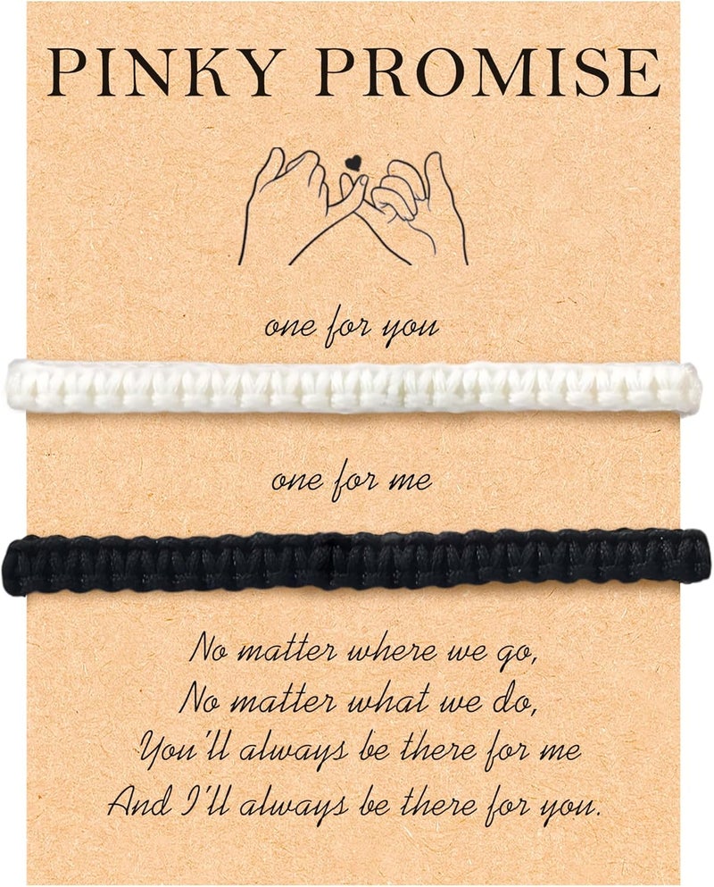 Jeka Matching Bracelets for Couples Distance Promise Boyfriend Girlfriend Bf Gf Pulseras para Parejas - Image 1