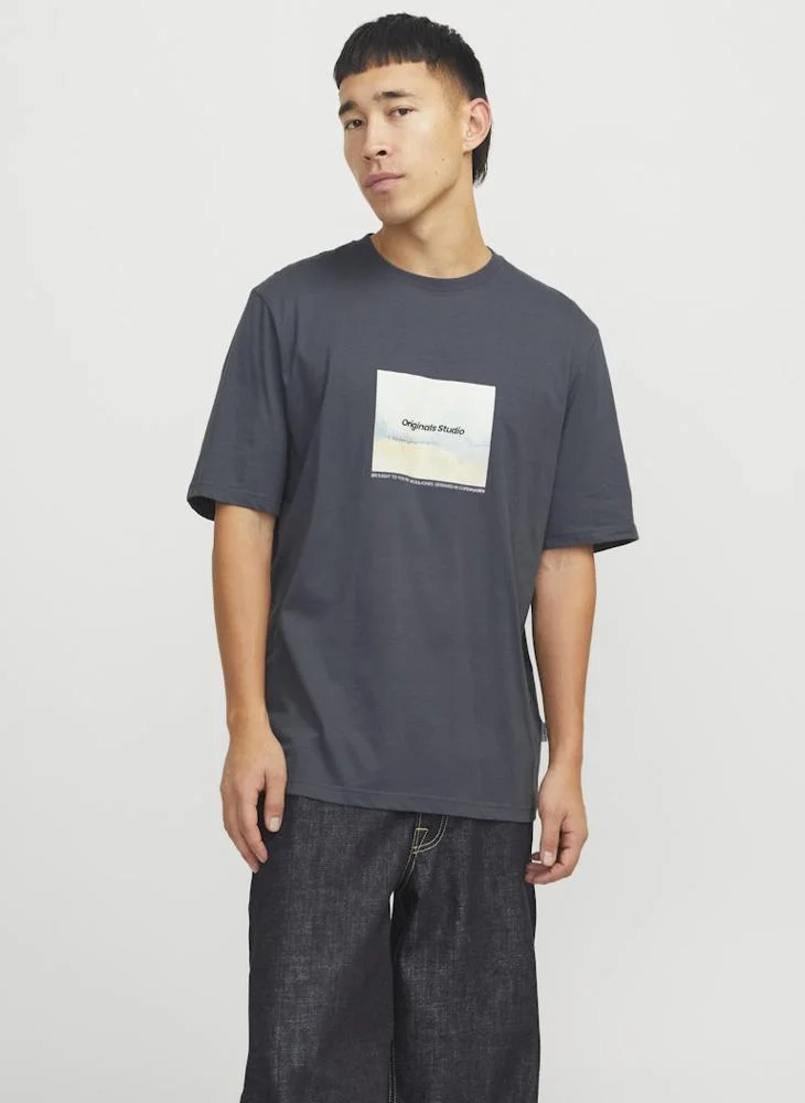 JACK & JONES Graphic Crew Neck T-Shirt