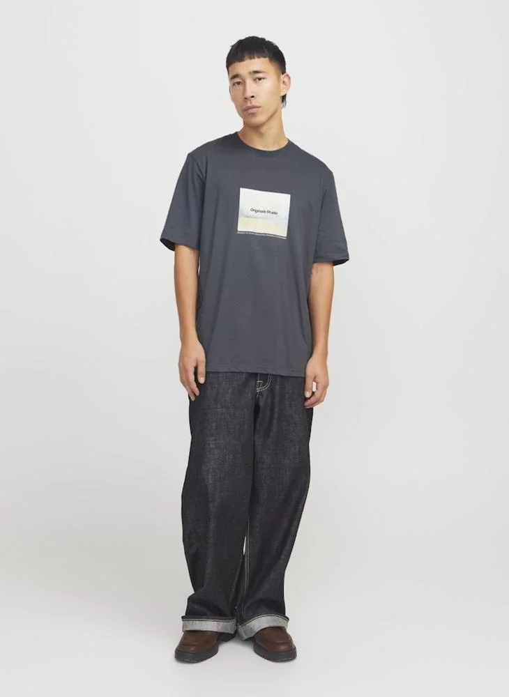 JACK & JONES Graphic Crew Neck T-Shirt