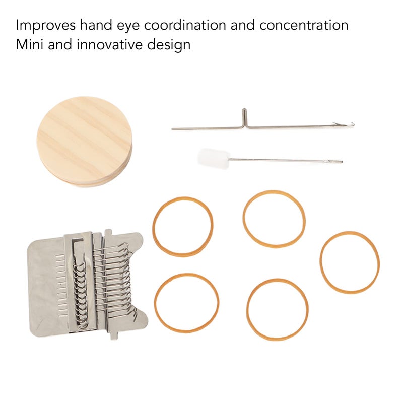 12 Hooks Darning Tool For Easy Knitting Weaving And Clothing Repair With Accessories - Image 3