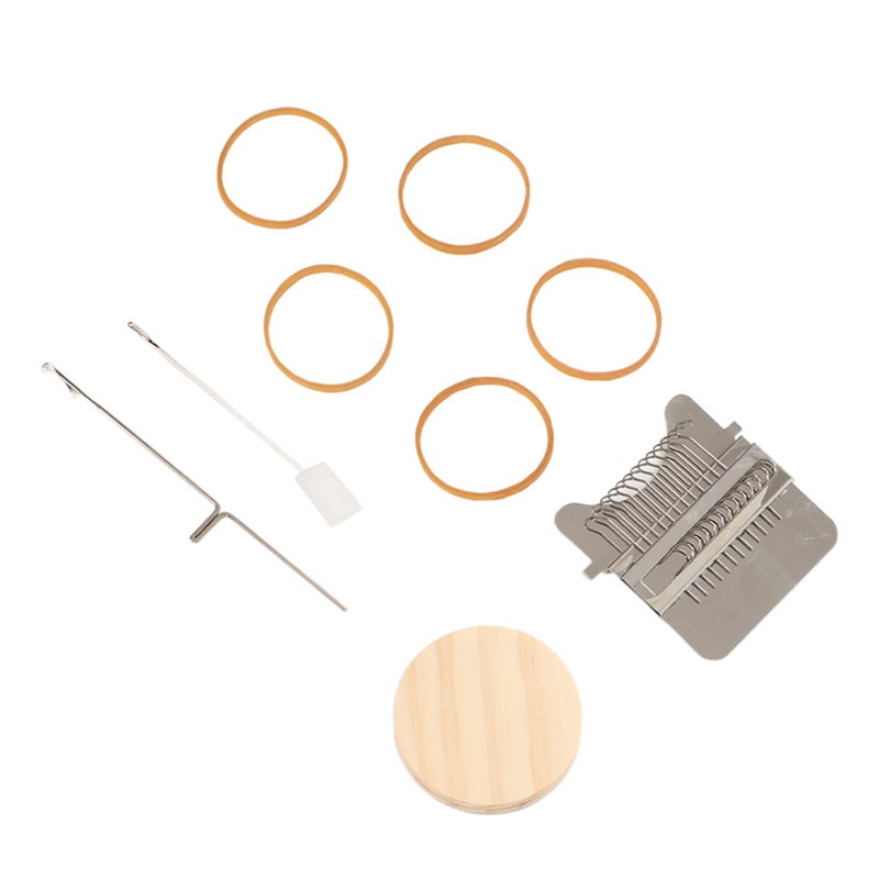 12 Hooks Darning Tool For Easy Knitting Weaving And Clothing Repair With Accessories - Image 2