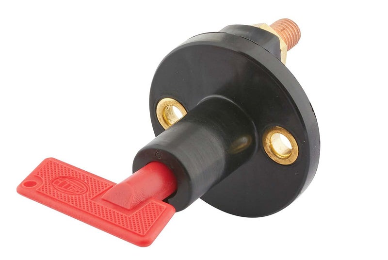 HELLA 6EK 002 843001 Main Switch Battery  S33  Turn knob Control  Number of connectors 2  Bolted  Normally Open Contact  Thread Pitch 15mm