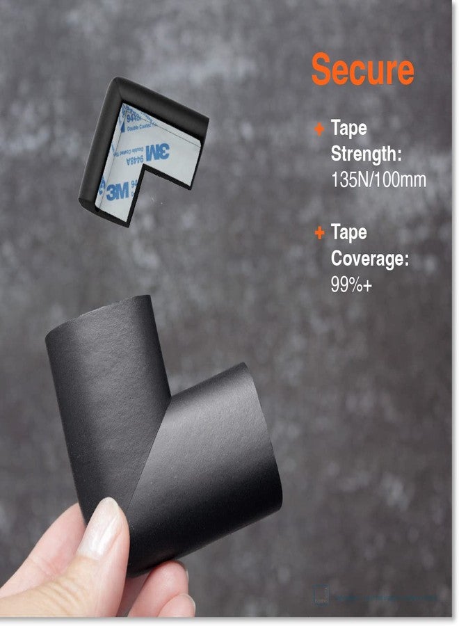 واقي زوايا وسادة الأمان للأطفال من ماديا، واقيات زوايا أثاث من إسفنج مطاطي ناعم، واقي زوايا لحماية الأطفال، واقي أمان لأثاث المنزل، واقي طاولة للأطفال، عبوة من 4 قطع - Image 3