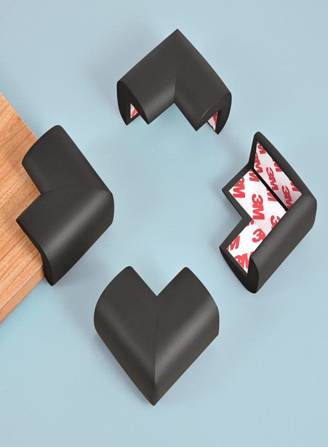 واقي زوايا وسادة الأمان للأطفال من ماديا، واقيات زوايا أثاث من إسفنج مطاطي ناعم، واقي زوايا لحماية الأطفال، واقي أمان لأثاث المنزل، واقي طاولة للأطفال، عبوة من 4 قطع - Image 5