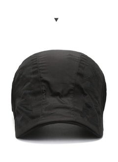 BreeJooy Men mesh cap baseball cap running hat quick drying hats unisex breathable sport solid color snapback hat  - Image 2