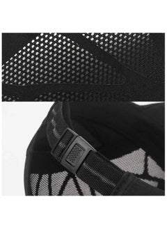 BreeJooy Men mesh cap baseball cap running hat quick drying hats unisex breathable sport solid color snapback hat  - Image 4