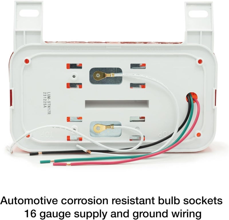 Lumitronics Red Surface Mount Tail Light with License Bracket - Image 4