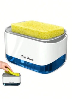 Generic Dish Soap Dispenser with Sponge Holder multicolour  - Image 1