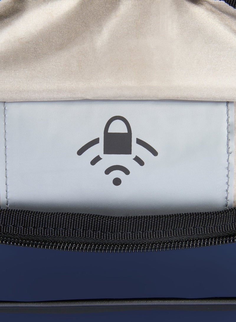 بيجو حقيبة سفر هجينة قماشية ناعمة  سم كابينة كحلي - Image 5