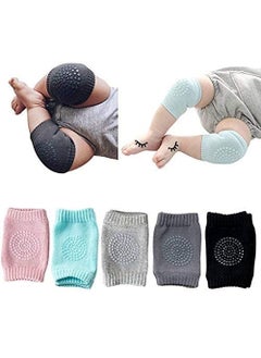 Smaruti Smaruti Baby Knee Pads for Crawling AntiSlip Breathable Soft Knee Protectors for Toddlers Adjustable and Comfortable Knee Pads for Babies_Pink 