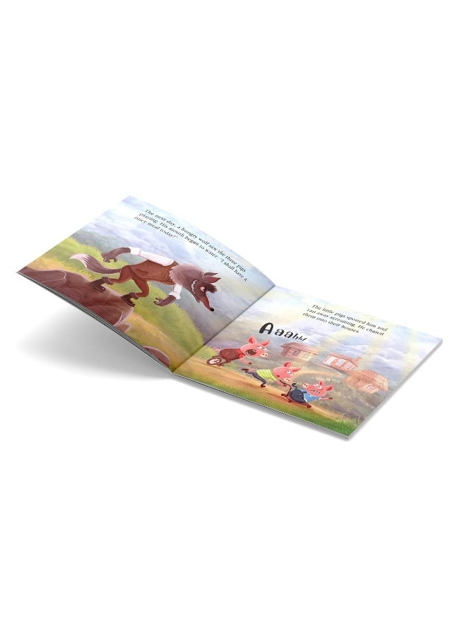 My First 5 Minutes Fairy Tales Three little pigs : Traditional Fairy Tales For Children (Abridged and Retold)  - Image 3