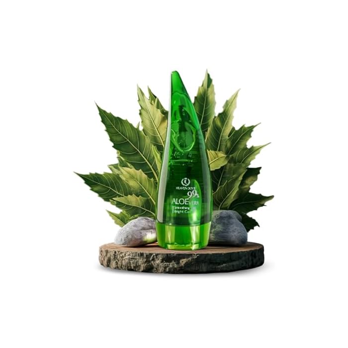 Aloe Vera Gel for Face, Body & Hair – Lightweight, Unscented, Cold Pressed – Soothing Hydration in Travel-Friendly Tube – Non-Sticky Texture for Everyday Use