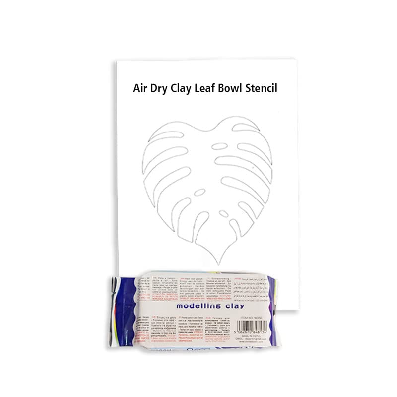 Penkraft Clay Art Leaf Bowl DIY Kit Free Video Tutorial - Image 4