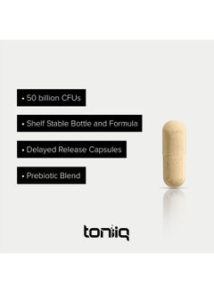 Toniiq 50 Billion CFU Lactobacillus Reuteri Probiotic 50mg per Serving - L Reuteri Probiotics - Highest CFU Count Lactobacillus Reuteri Probiotic - 60 Vegetarian Capsules - 60 Servings  - Image 5
