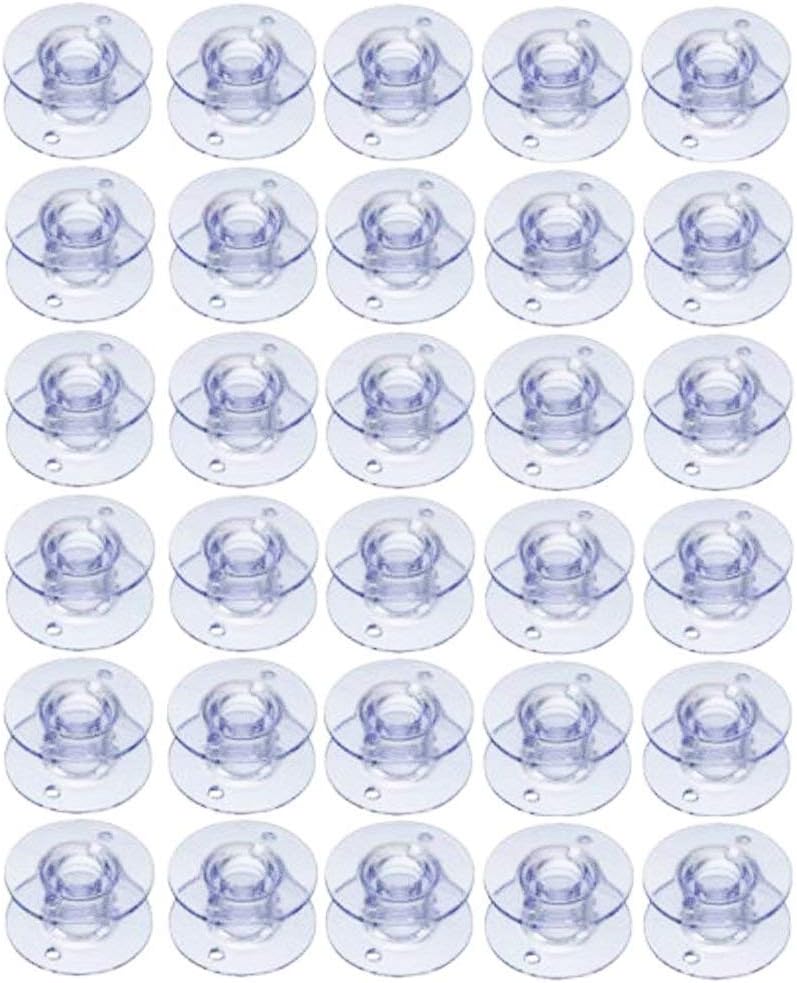 XUKEKOY 30Pack Plastic Sewing Machine Bobbins for Brother - Image 1