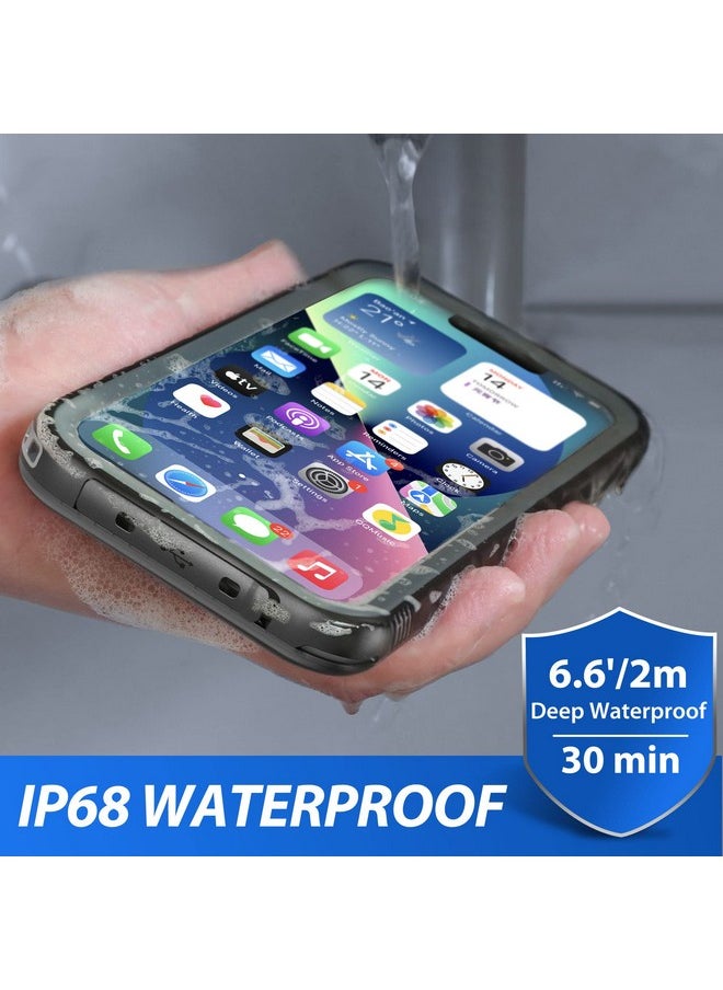 SPORTLINK SPORTLINK Waterproof Case for iPhone 13, Shockproof Dustproof 13 Phone Case with Built-in Clear Screen Protector, Full Body Heavy Duty Sealed Protective Cover for iPhone 13 6.1 Inch  - Image 4