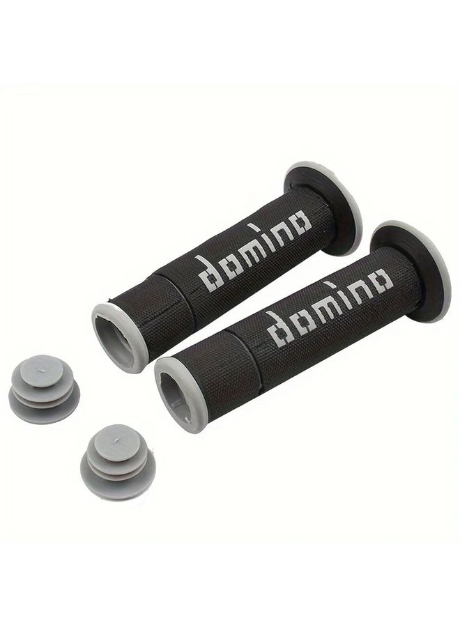 Red Synthetic Rubber Motorcycle Handlebar Grips for Dirt Pit Bikes 7/8 22mm - Image 3
