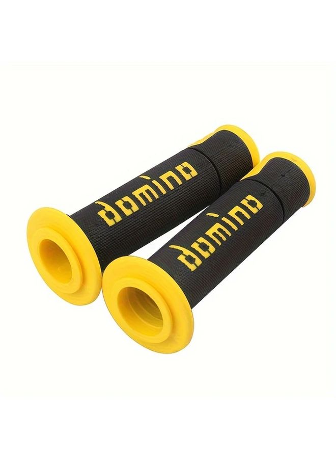 Red Synthetic Rubber Motorcycle Handlebar Grips for Dirt Pit Bikes 7/8 22mm - Image 4