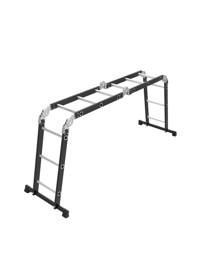 TRAITOOLS Multi-Functional Aluminum Ladder Black and Silver  34 x 24.5 x 91 cm KA6406-3M - Image 3