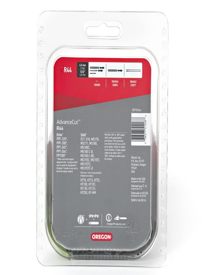 Oregon R44 AdvanceCut 12-Inch Replacement Chainsaw Chain, for Pole Saws & Chain Saw Tools, fits Stihl & Husqvarna,12" Guide Bar, 44 Drive Links, Pitch: 3/8" Low Profile, .043" Gauge (R44) - Image 4