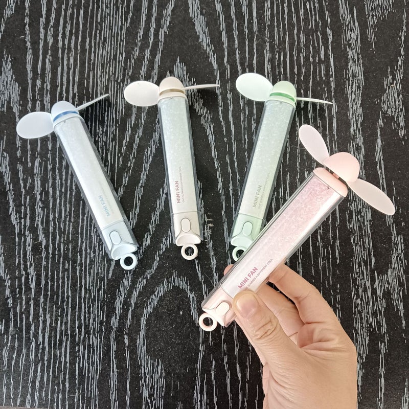 YF Border Bamboo Dragonfly Handheld Mini Fan - 3 Speeds, Lightweight & Portable USB Rechargeable Summer Outdoor Fan - Image 5
