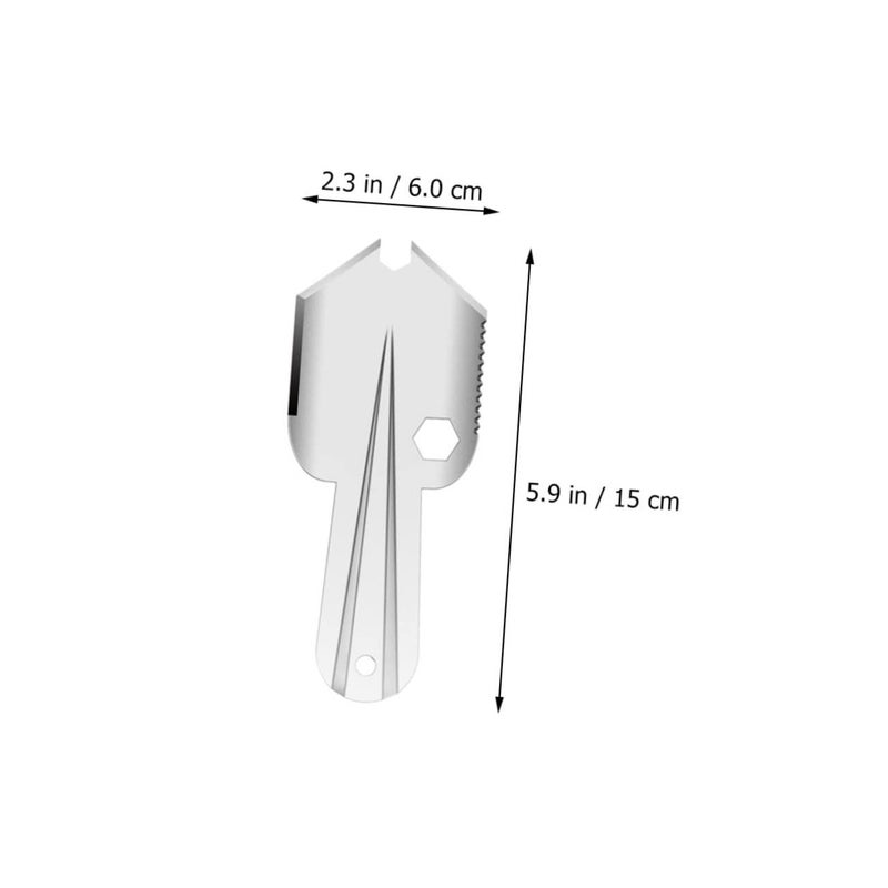 Multi Functional Steel Garden Shovel for Planting Weeding and Soil Loosening Compact Easy Handling - Image 4