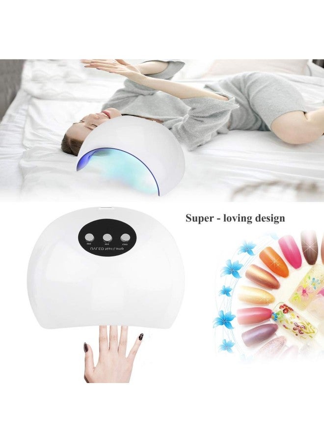 24W UV LED Nail Dryer, Ultra-portable UV Nail Dryer Lamp Nail Dryer Curing for Fingernail & Toenail Gels Curing Nail Polish Dryer with Light