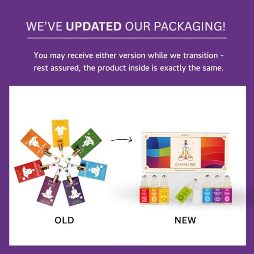 Aromafume 7 Chakra Essential Oil RollOn Blend Gift Set by Aromafume 7x 6ml02 fl oz Aromatherapy Oils for Meditation Chakra Balance Yoga Reiki Gifts Essential Oil Set for Plexus Root Chakra more - Image 3