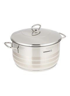 Korkmaz 9 Pieces Ybm Home Korkmaz Stainless Steel Cookware Set Silver  A1900  - Image 2