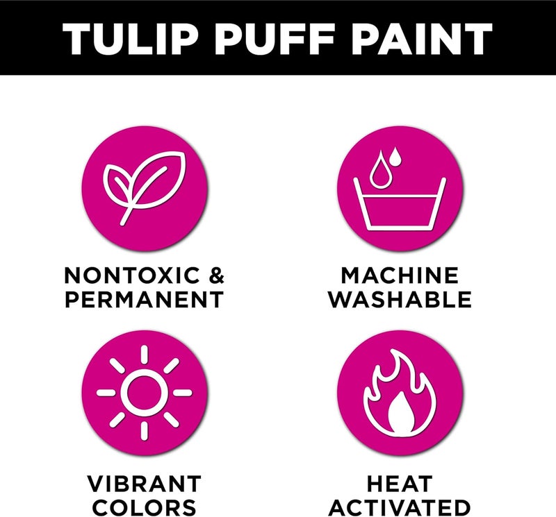 Tulip 3D Fabric Paint 4oz Puffy in Green - Image 3