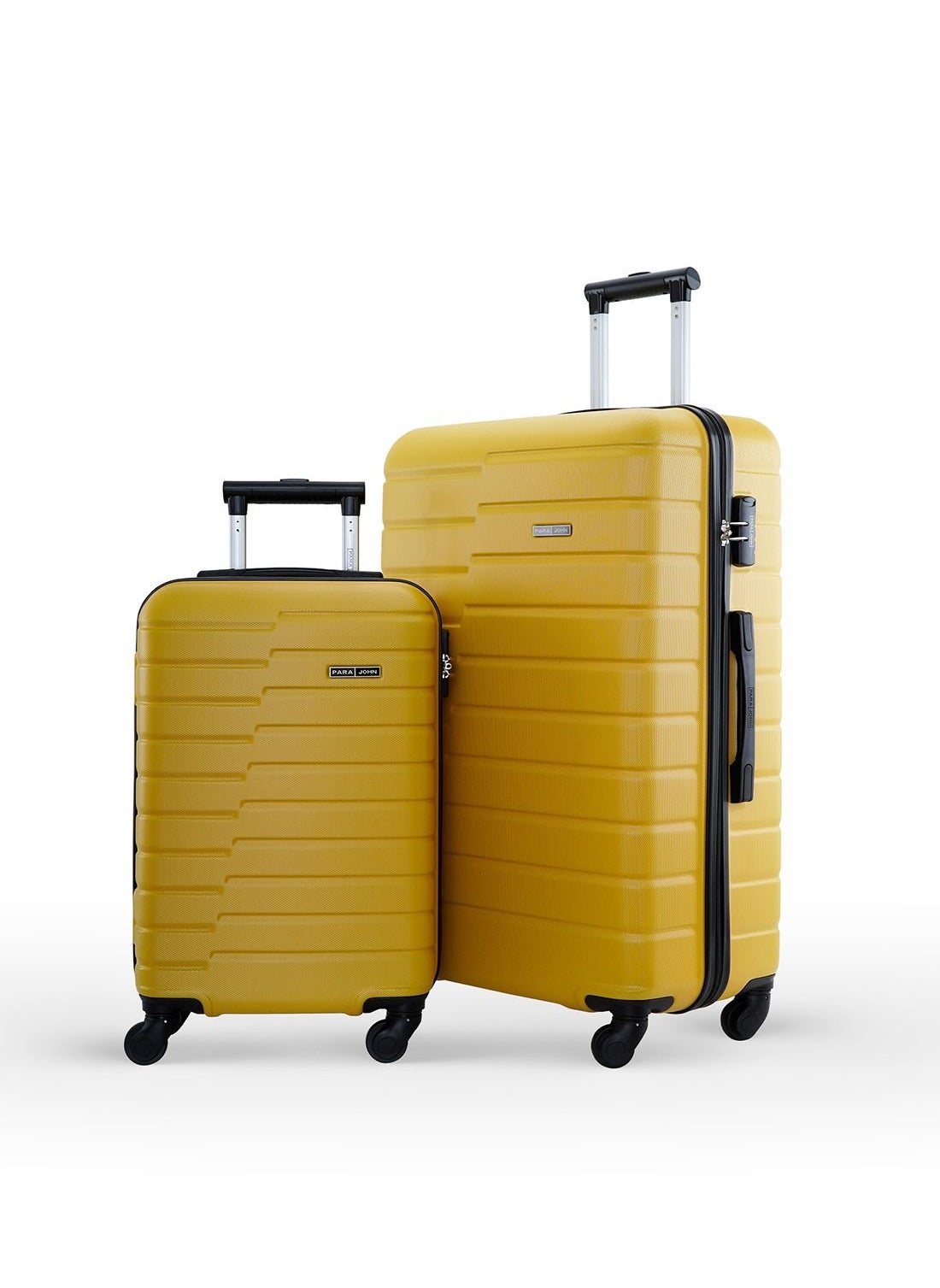 Beta ABS Hardside Spinner Luggage Trolley Set Yellow 