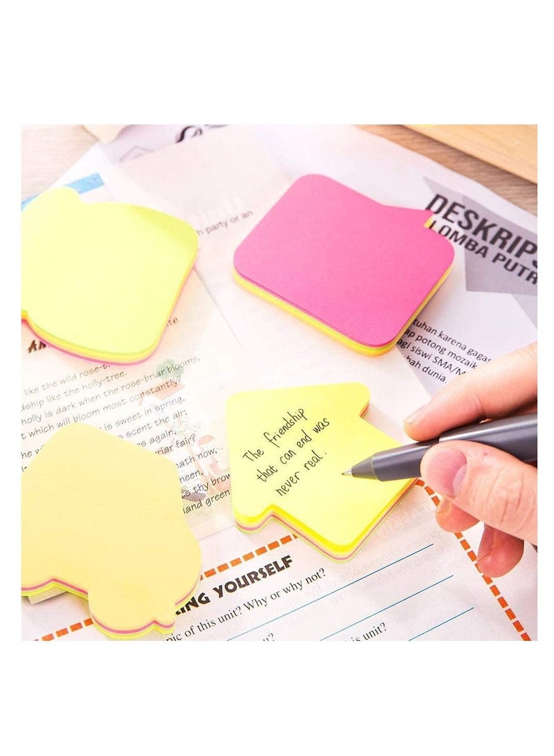 Deli 12-Pack Fancy Sticky Notes Assorted Colours - Image 3