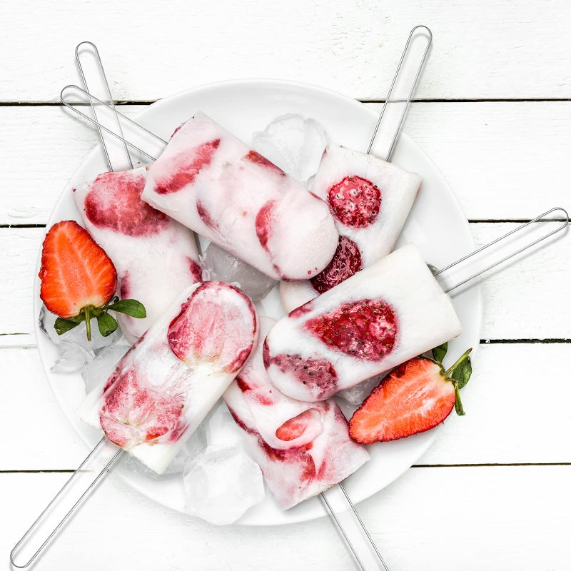 Romooa 30 Pieces Acrylic Sticks Reusable Cakesicle Sticks Cake Pop Mold Mirror Ice Pop Sticks Ice Cream Cakesicle Mold For Home Cake Candy Gifts Party Craft (4.5 Inches  Transparent) - Image 4