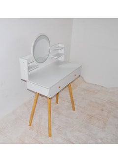 Dressing Table Makeup Mirror With Lights And 2 Drawers