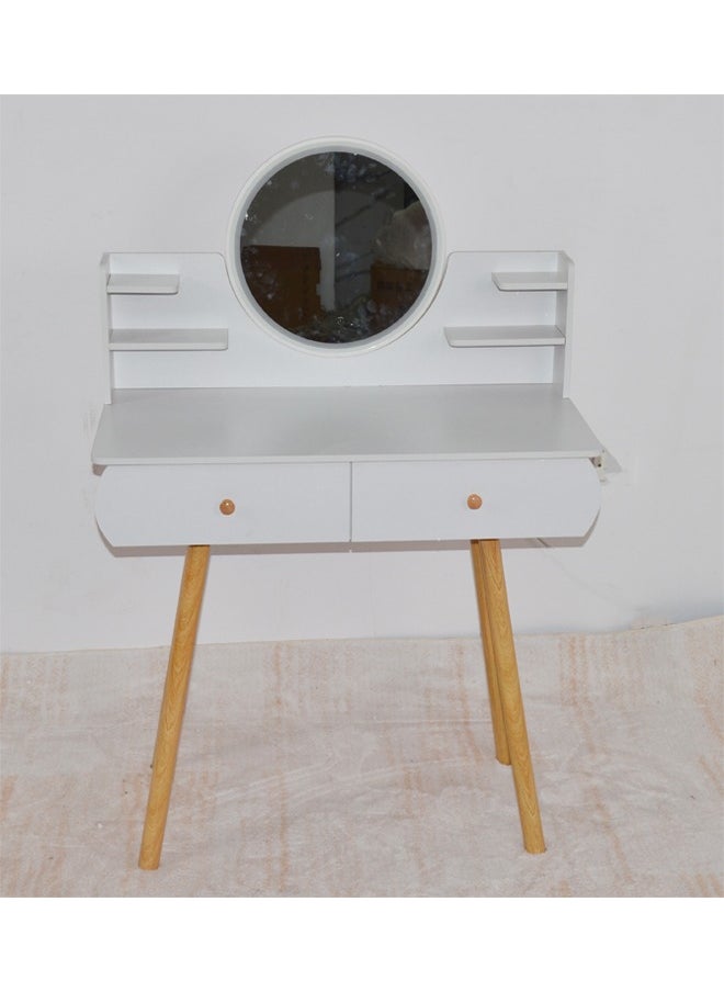 NKX - Dressing Table Makeup Mirror With Lights And 2 Drawers - Image 1