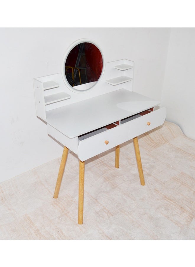 NKX - Dressing Table Makeup Mirror With Lights And 2 Drawers - Image 1