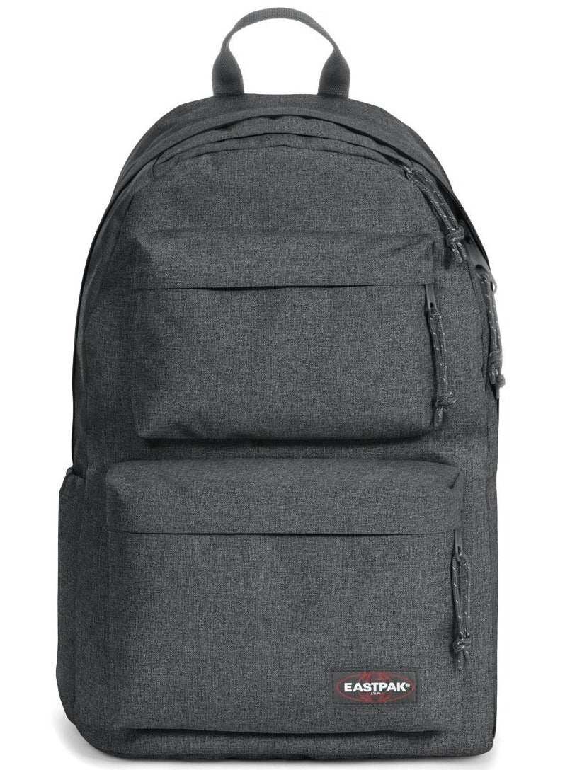 ايستباك حقيبة ظهر مبطنة مزدوجة كبيرة - دنيم أسود - Image 1