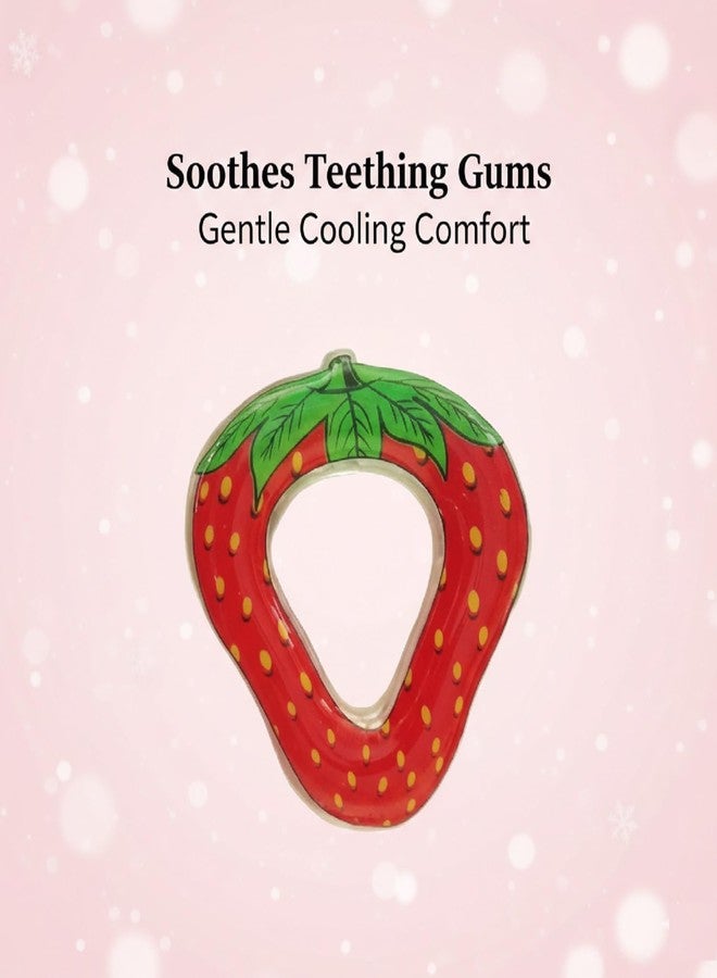 Enorme Water Filled Soft BPA-Free Cooling Strawberry Shape Teether - Image 3