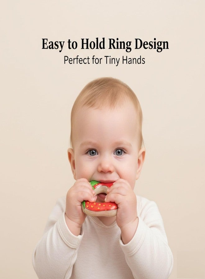 Enorme Water Filled Soft BPA-Free Cooling Strawberry Shape Teether - Image 4