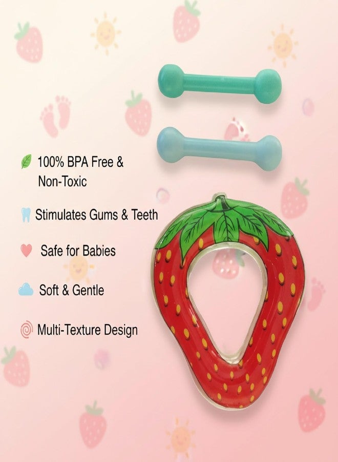 Enorme Water Filled Soft BPA-Free Cooling Strawberry Shape Teether - Image 5