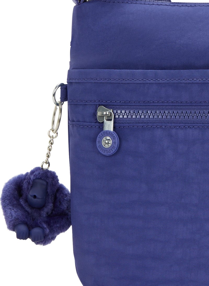 kipling Arto Female Medium Crossbody - Deep Sky Blue - Image 5