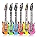 DECORA 35 Inch Rock Star Inflatable Guitar Assorted Color for Children Party Accessories Inflatable Toys Pack of 6 - Image 2