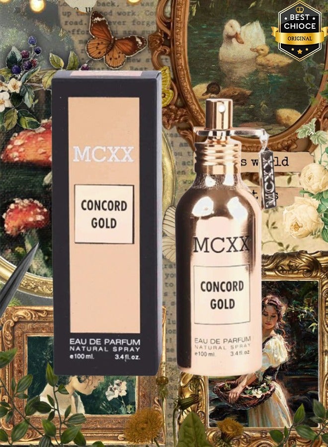 CONCORD 4 Pieces Mcxx Concord Gold Perfume 100ml EDP - Image 2